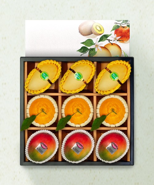 [自然名作] 프리미엄 망고혼합(골드&애플), 한라봉 혼합과일세트